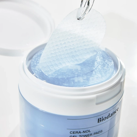 Biodance - Cera-nol Gel Toner Pads - Gel Facial Moisturizing Pads - 60pcs
