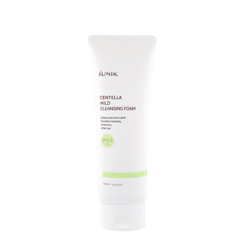 iUNIK - Centella Mild Cleansing Foam - Gentle Cleansing Foam with Centella Asiatica - 120ml