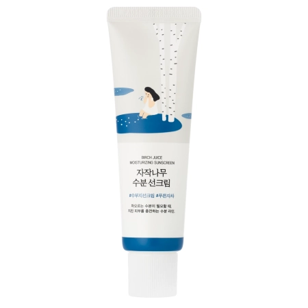 Round Lab - Birch Juice Moisturizing Sun Cream SPF50+ PA++++ - Moisturizing SPF Cream - 50 ml