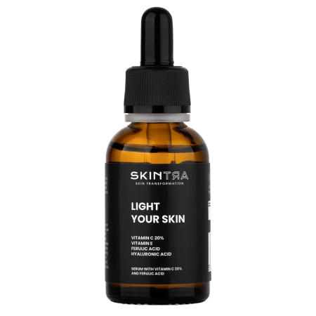 SkinTra - Light Your Skin - Serum with Vitamin C 20% and Ferulic Acid - 30ml