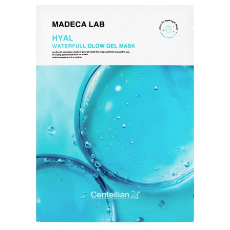 Centellian24 - Hyal Waterfull Glow Gel Mask - Set of Moisturizing Gel Face Masks - 5x22ml