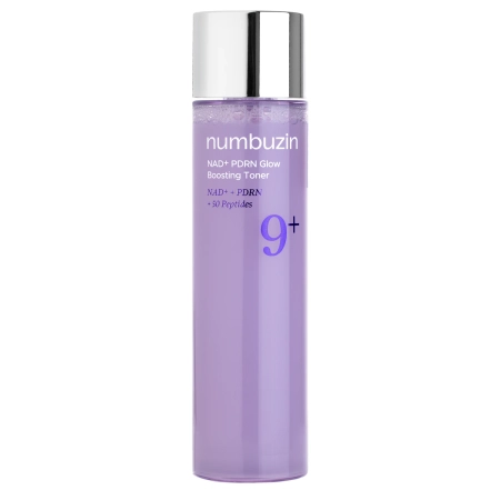 Numbuzin - No.9 NAD PDRN Glow Boosting Toner - Brightensglowing toner with NAD+ Coenzyme and PDRN - 150ml