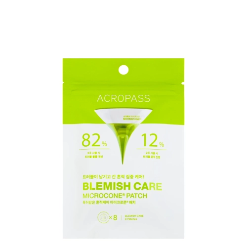 AcroPass - Blemish Care Microcone Patch - Microneedle Patches for Discolourations Blemishes - 8 pcs