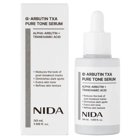 NIDA - α-Arbutin TXA Pure Tone Serum - Brightening Face Serum - 50 ml