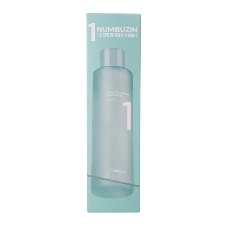 Numbuzin - No.1 - Pure-full Calming Herb Toner - Soothing Tonic with Astragalus and Centella - 300ml