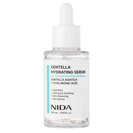 NIDA - Centella Hydrating Serum - Moisturizing and Soothing Face Serum - 50 ml
