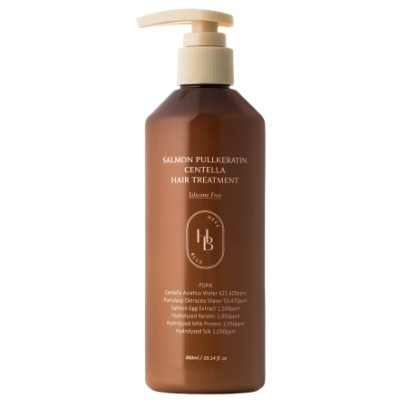 HEVEBLUE - Salmon PullKeratin Centella Hair Treatment - Regenerating HairConditioner - 300ml