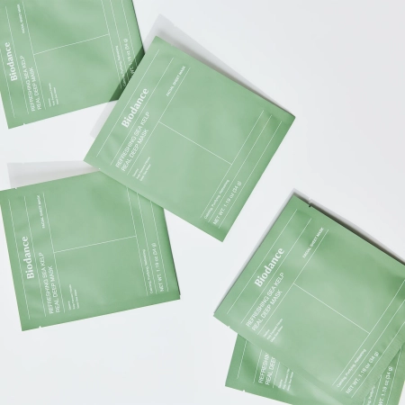Biodance - Refreshing Sea Kelp Real Deep Mask - Soothing and Moisturizing Face Mask - 1pc/34g