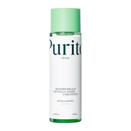 Purito Seoul - Wonder Releaf Centella Toner Unscented - Unscented Toner with Centella Asiatica - 200ml