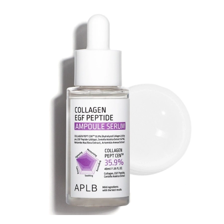 APLB - Collagen EGF Peptide Ampoule Serum - Moisturizing and Firming Face Serum - 40ml