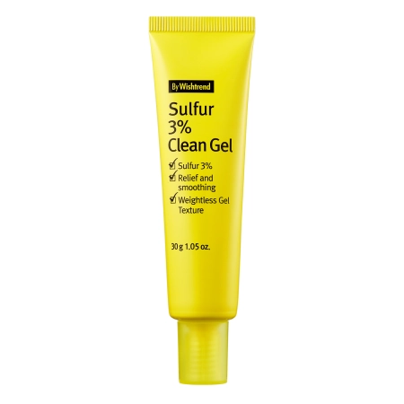By Wishtrend - Sulfur 3% Clean Gel - Spot Gel for Imperfections - 30ml