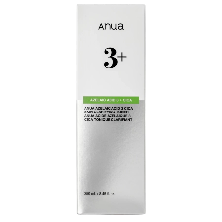 Anua - Azelaic Acid 3 Cica Skin Clarifying Toner - Toner Reducing Imperfections - 250ml