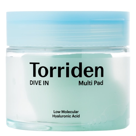 Torriden - Dive-In - Low Molecule Hyaluronic Acid Multi Pad - Moisturizing Face Pads - 80pcs