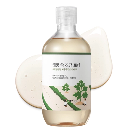 Round Lab - Mugwort Calming Toner - Moisturizing and Soothing Facial Toner - 300ml