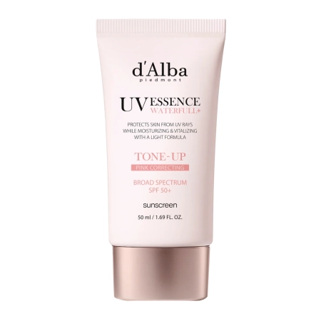 d'Alba - Waterfull Tone-Up Sun Cream SPF50+ PA++++ - Toning Face Cream with Filter - 50ml