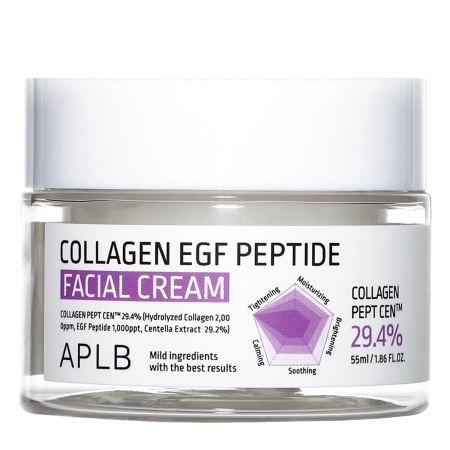 APLB - Collagen EGF Peptide Facial Cream - Moisturizing and Firming Facial Cream - 55ml
