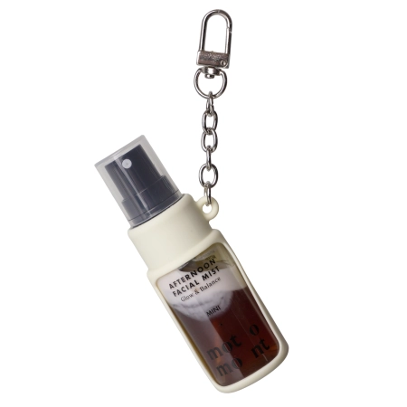 motomont - Silicone Keyrings+Afternoon Facial Mist - Moisturizing and Fixing Mist Makeup Mist with Case - 20ml+1pcs