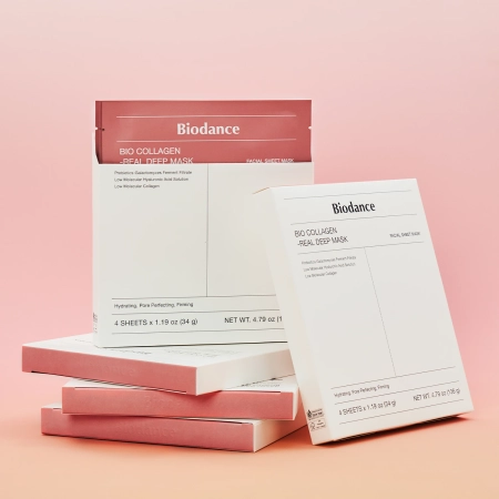 Biodance - Bio-Collagen Real Deep Mask Set - Firming Collagen Face Mask Set - 4pcs/34g