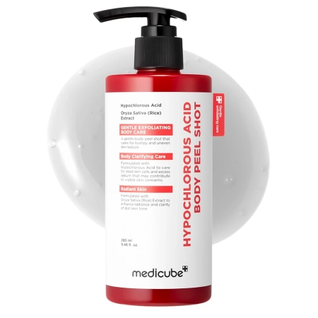 Medicube - Hypochlorous Acid Rice Body Peel Shot - Body Peel with Hypochlorous Acid - 280 ml
