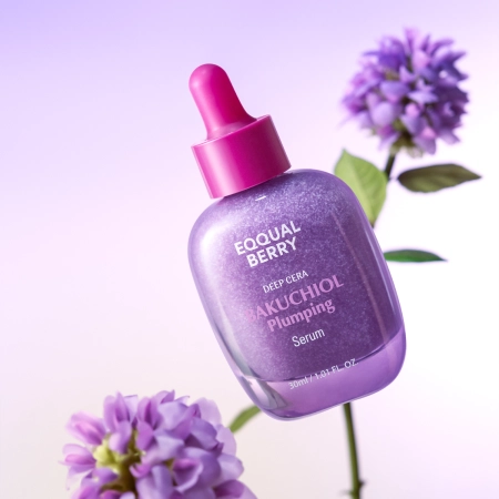 EQQUALBERRY - Bakuchiol Plumping Serum - Firming and Moisturizing Serum with Bakuchiol - 30ml