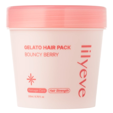 lilyeve - Repair:Turn Gelato Hair Pack - Strengthening Hair Mask - Bouncy Berry - 200 ml