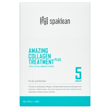 Spaklean - Amazing Collagen Treatment Plus - Regenerating Hair Treatment with Collagen - 10x10ml