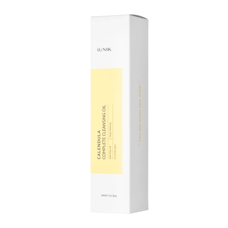 iUNIK - Calendula Complete Cleansing Oil - Makeup Remover Oil with Calendula Extract - 200ml