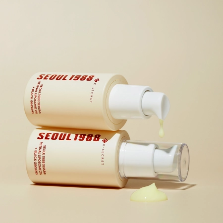 K-SECRET - SEOUL 1988 Serum: Retinal Liposome 2% + Black Ginseng - Firming Serum with Retinal - 30ml