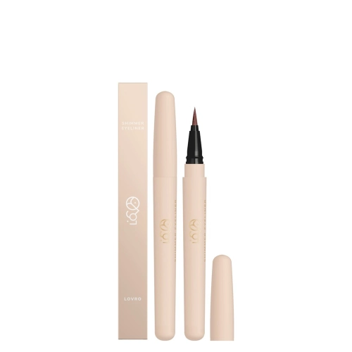 LOVRO - Shimmer Eyeliner - Shimmering Liquid Eyeliner - 01 Chocolate - 0.6 g