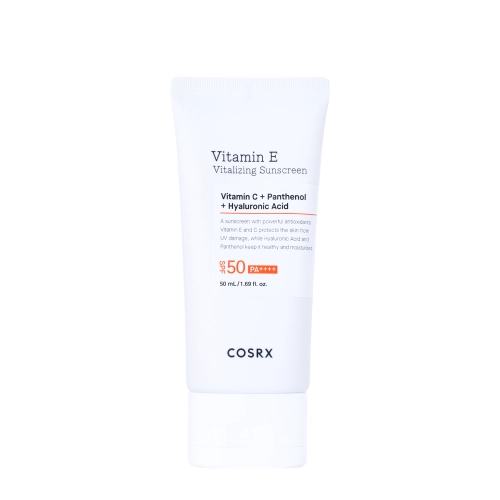 COSRX - Vitamin E Vitalizing Sunscreen - SPF 50+ - Vitamin E Sunscreen - 50ml
