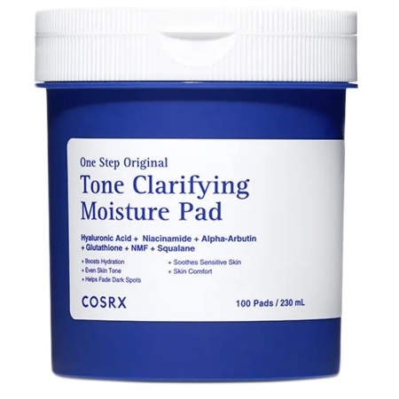 COSRX - One Step Original Tone Clarifying Moisture Pad - 230ml/100szt