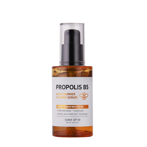 Some By Mi - Propolis B5 Glow Barrier Calming Serum - Regenerating Serum with Propolis and Niacinamide - 50ml