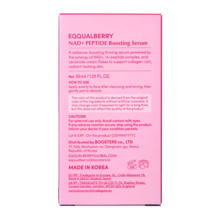 EQQUALBERRY - Nad+ Peptide Boosting Serum - 30ml