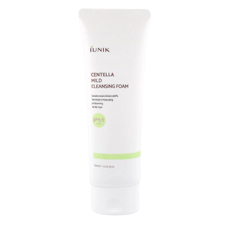 iUNIK - Centella Mild Cleansing Foam - Gentle Cleansing Foam with Centella Asiatica - 120ml
