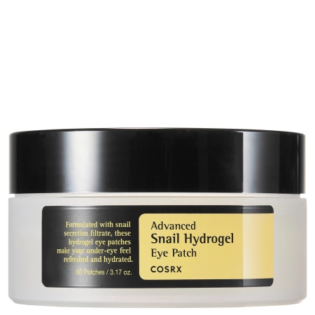 COSRX - Advanced Snail Hydrogel Eye Patch - Hydrogel Eye Patch with Snail Mucin - 60pcs