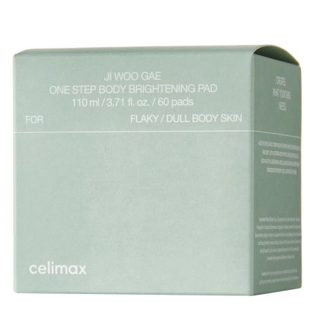 Celimax - Ji.Woo.Gae One Step Body Brightening Pad - Peeling Body Flakes - 60pcs