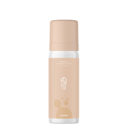 LOVRO - Bubble Foundation - Foundation with an Aerated Brightens Formula - 03 Sand - 50ml