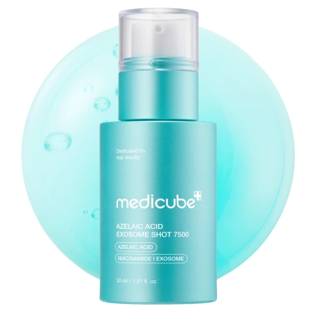Medicube - Azelaic Acid Exosome Shot 7500 - Stimulating Serum with Microneedles and Azelaic Acid - 30 ml