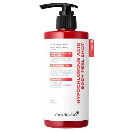 Medicube - Hypochlorous Acid Rice Body Peel Shot - Body Peel with Hypochlorous Acid - 280 ml