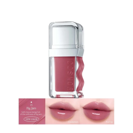 Cosnori - Flow Wave Tint - Glossy Lip tint - 15 Fig Jam - 3.7g