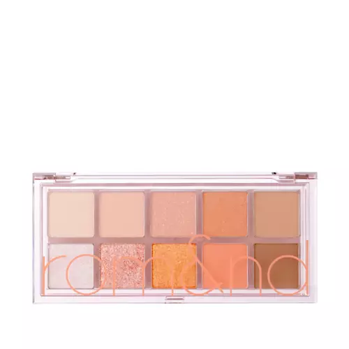 Rom&nd - Better Than Palette - Eye Shadow Palette - 08 Peach Dahlia Garden - 8.1 g