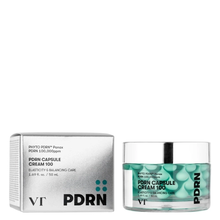 VT Cosmetics - PDRN Capsule Cream 100 - Regenerating Facial Cream with PDRN - 50ml