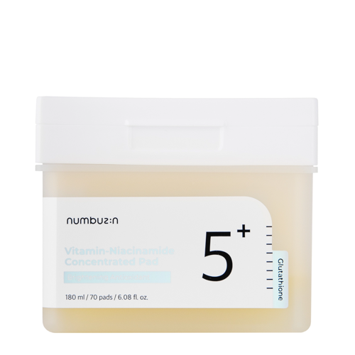Numbuzin - No.5 Vitamin - Niacinamide Concentrated Pad - Niacinamide Facial Flakes - 180ml/70pcs.