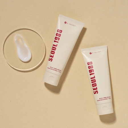 K-SECRET - SEOUL 1988 Cream: Snail Mucin 93% + Rice - Soothing Face Cream with Snail Mucin Filter and Rice - 100ml