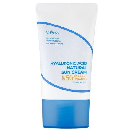 Isntree - Hyaluronic Acid Natural Sun Cream SPF50+/PA++++ - Mineral Filter Cream - 50ml