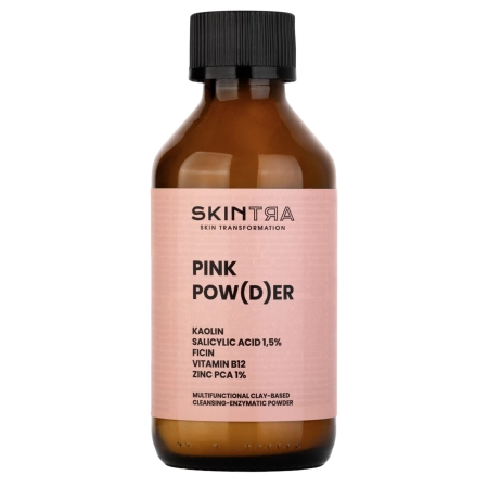 SkinTra - Pink Pow(d)er - Multifunctional Cleansing-Enzymatic Powder on Clay Base - 40g