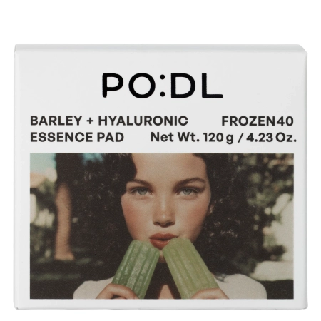 PO:DL - Barley Hyaluronic Frozen40 Essence Pads - Moisturizing Face Pads - 70 pcs.