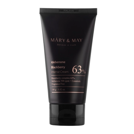 Mary&May - Idebenone Blackberry Intense Cream - Anti-Wrinkle Cream with Idebenone - 100g