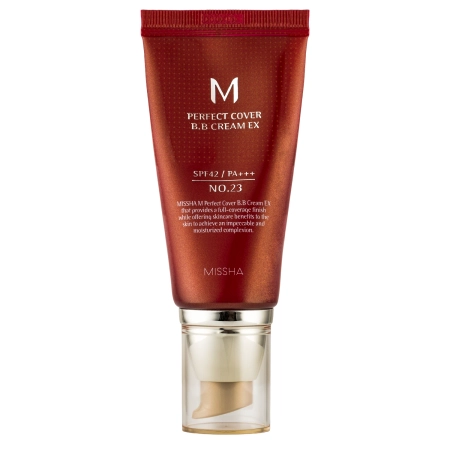 Missha - M Perfect Cover BB Cream SPF42/PA+++ - Covering BB Cream - No.23 Natural Beige - 50ml