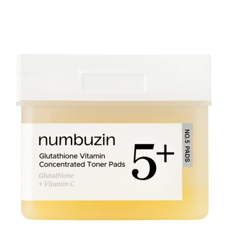 Numbuzin - No.5+ Glutathione Vitamin Concentrated Toner Pads - 180ml/70szt.